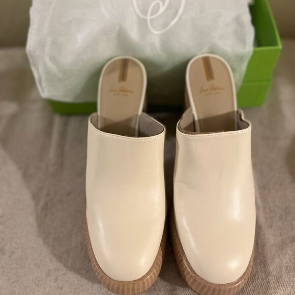 Sam Edelman Woman's Shiloh Ivory Leather Boho Festival Clog/Mule Sz 8 - Picture 2 of 4